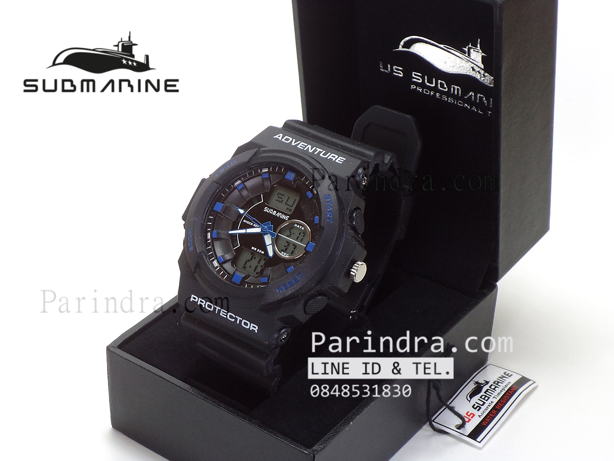นาฬิกา US submarine Aventure Protecter รุ่น TP3141M สีดำน้ำเงิน