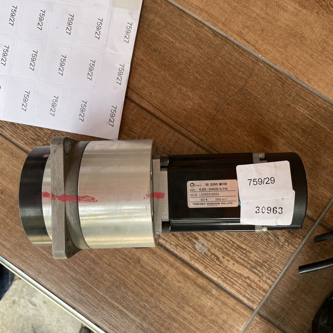 VLBSL-C04030-G-F05 SERVO MOTOR " VELCONIC "