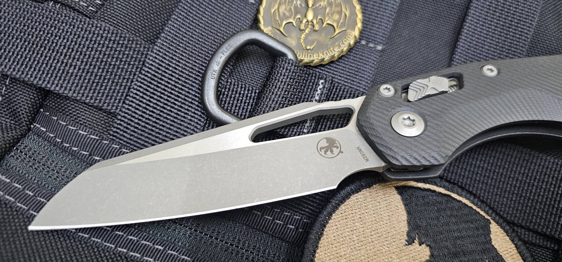 Microtech MSI S/E - Fluted Black G-10 - Stonewashed Blade