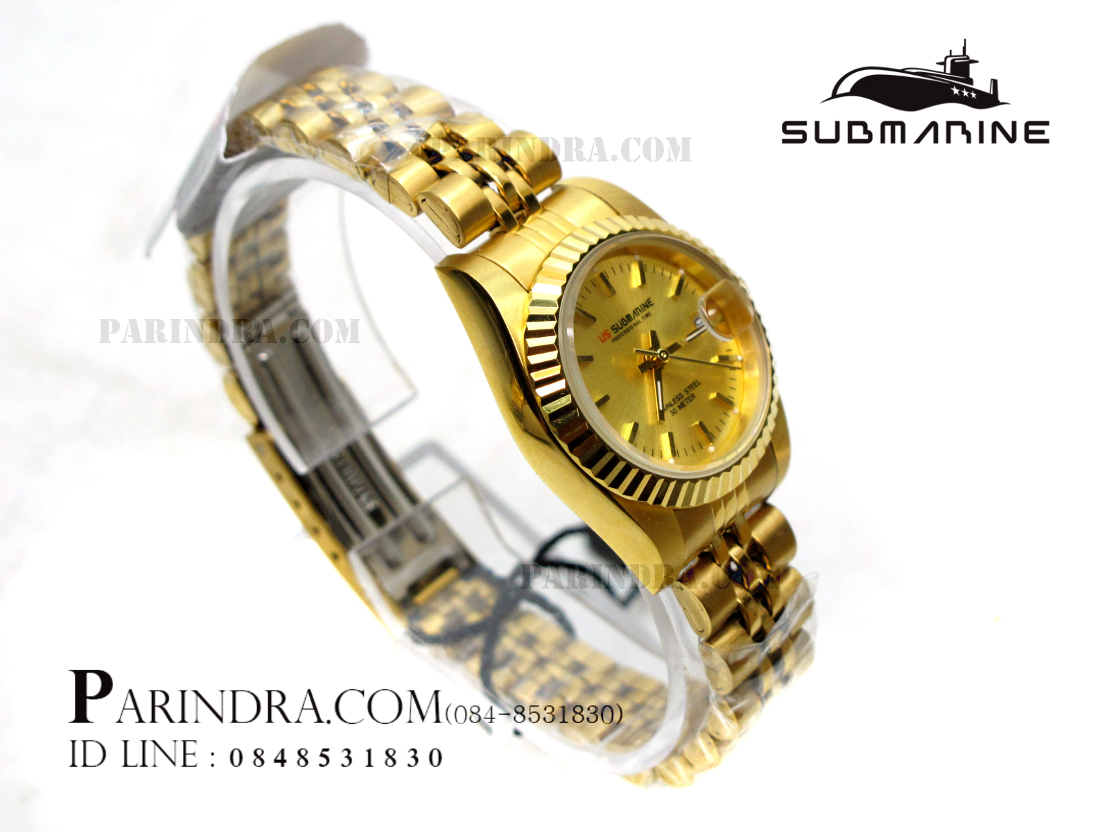 นาฬิกา US submarine รุ่น SUB108L D เรือนทองล้วน