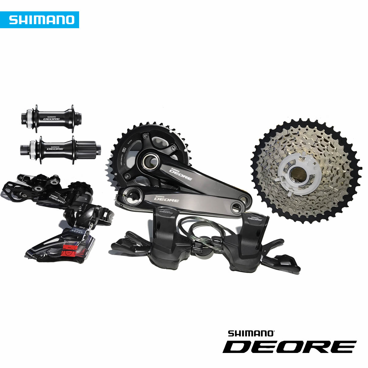 SHIMANO DEORE GROUPSET 3*10 (Not incl Disc brake) M6000