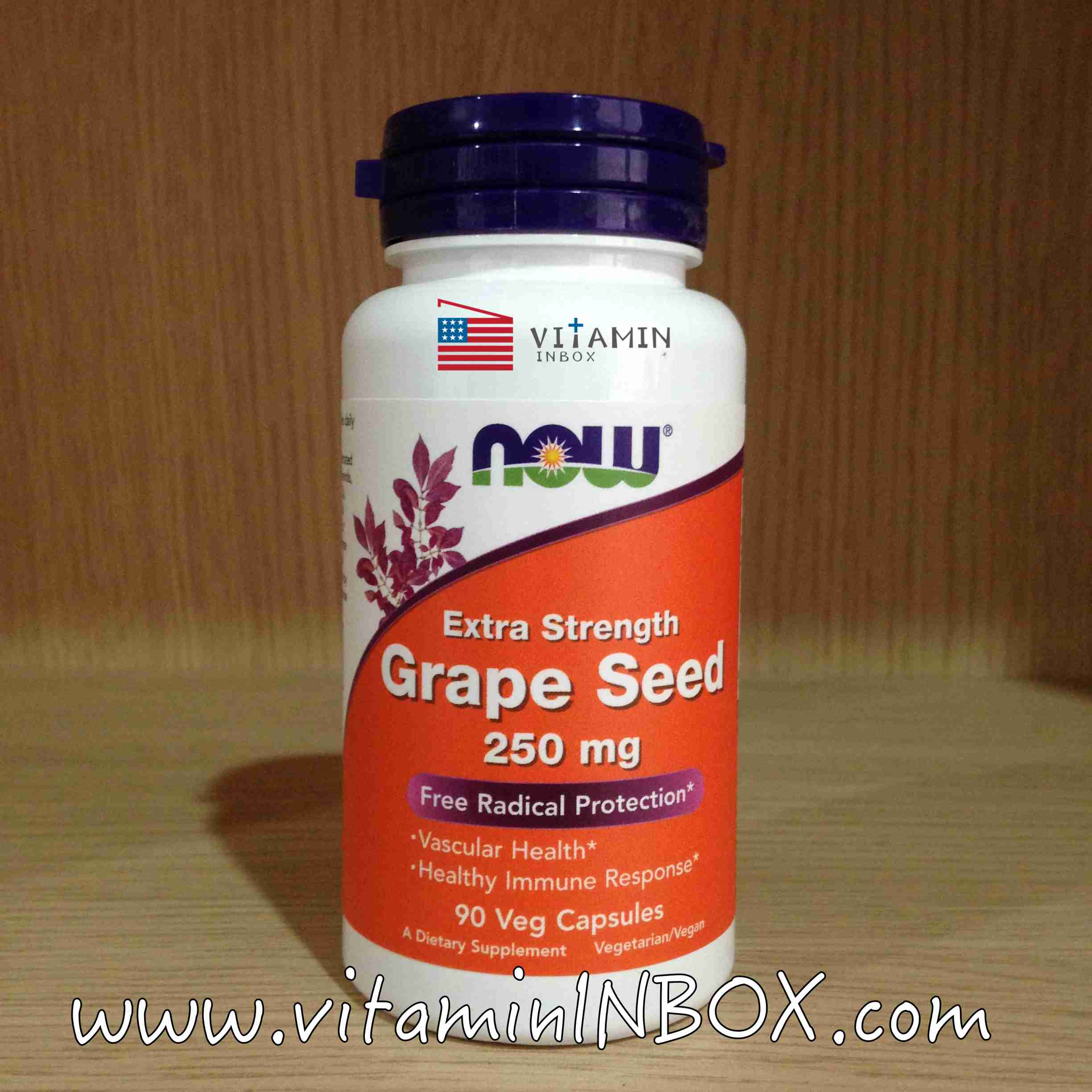 Now Foods, Grape Seed, Mega Potency, 90 Vcaps
