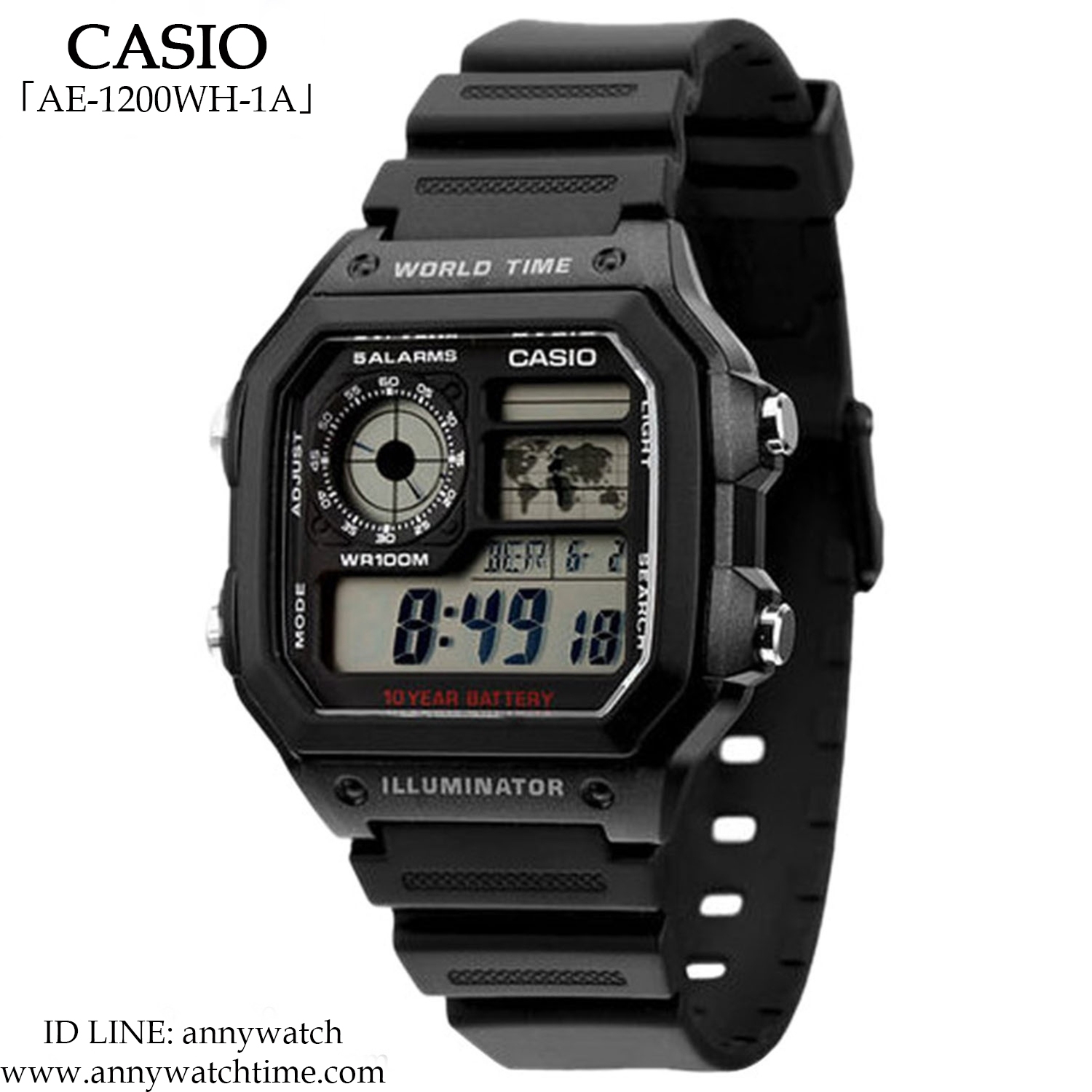 CASIO AE-1200WH-1A