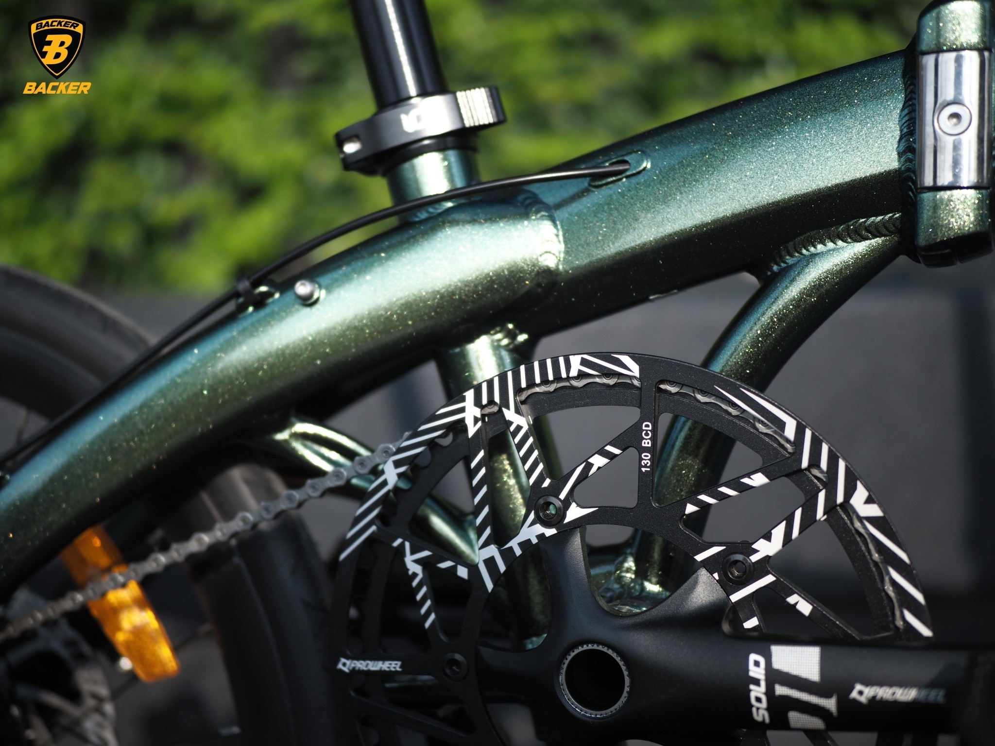 จักรยานพับ BACKER MOCCA เฟรมท้อปอลู เกียร์ SenSah 1*10 สปีด วงล้อ 20 นิ้ว-451 ปี 2021