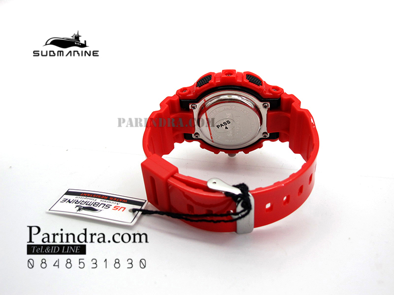 นาฬิกา US submarine Adventure Protector รุ่น TP3163L สีแดงล้วน