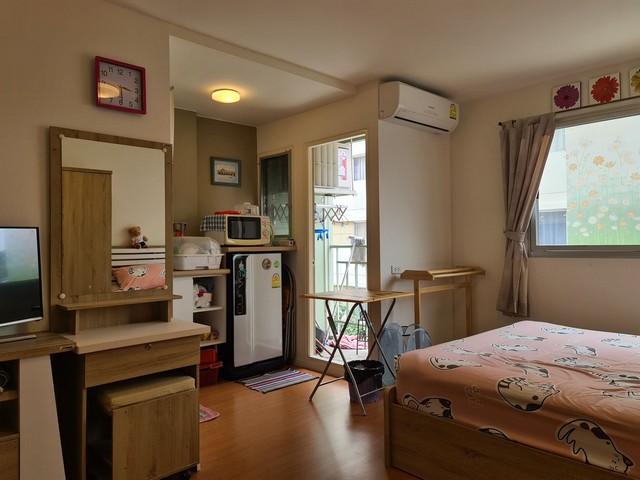 ให้เช่าคอนโด ลุมพินี ทาวน์ชิป รังสิต-คลอง1 ชั้น 3 ห้อง 22.5 ตรม.ห้องไม่ร้อน เฟอร์ครบ พร้อมอยู่