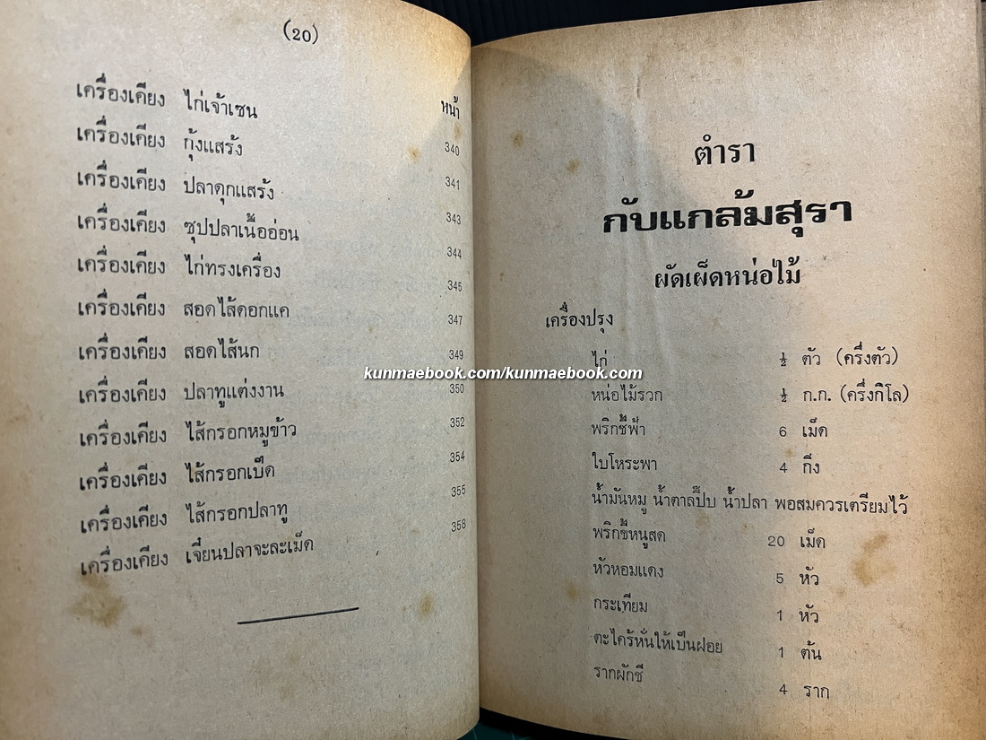 ตำรากับข้าวกับแกล้มเหล้า โดย แม่พร