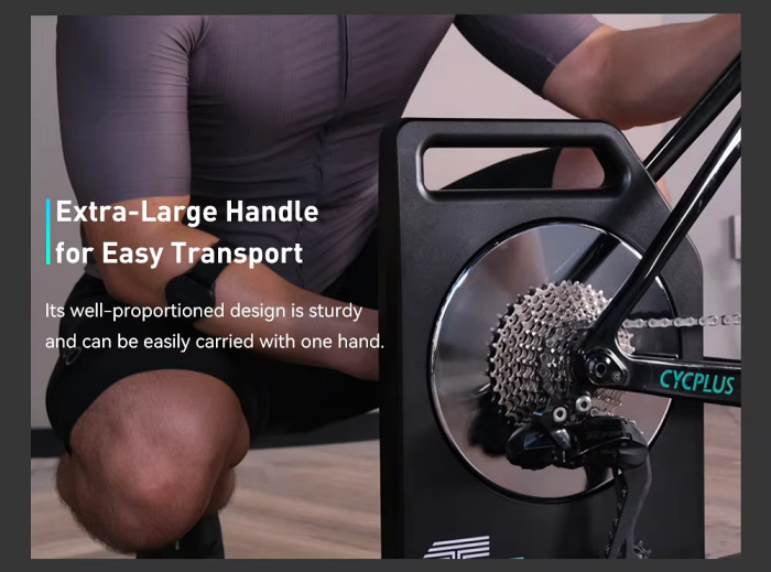 CYCPLUS T3 Smart Indoor Direct Drive Bicycle Trainer | Supports Shimano, SRAM 8-12 Speed