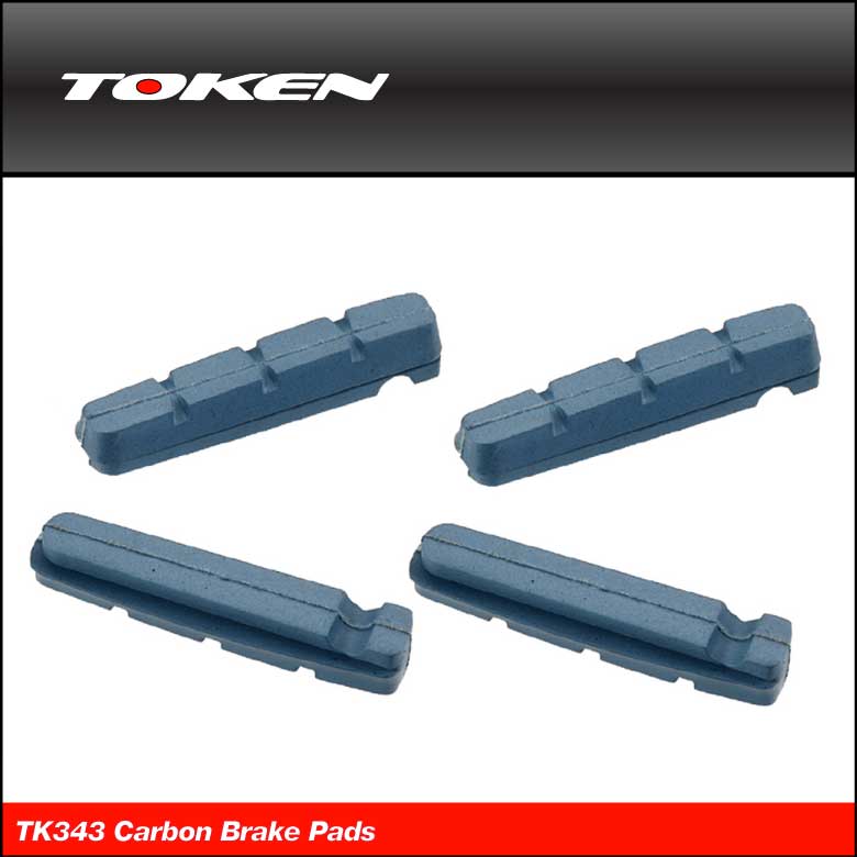 ผ้าเบรคสำหรับขอบล้อคาร์บอน Token TK343 Carbon Brake Pads ผ้าเบรคคาร์บอน