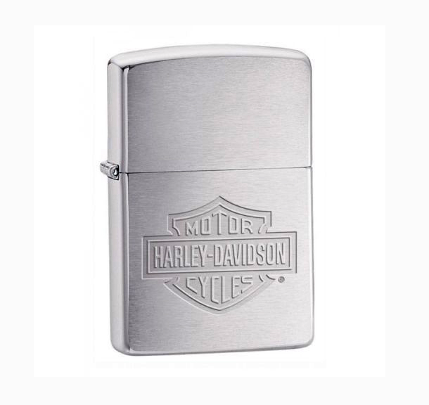 ไฟแช็ค Zippo แท้ โลโก้ ฮฺาร์เล่ "Zippo 200HD.H199, Harley Davidson-Logo" แท้นำเข้า 100%