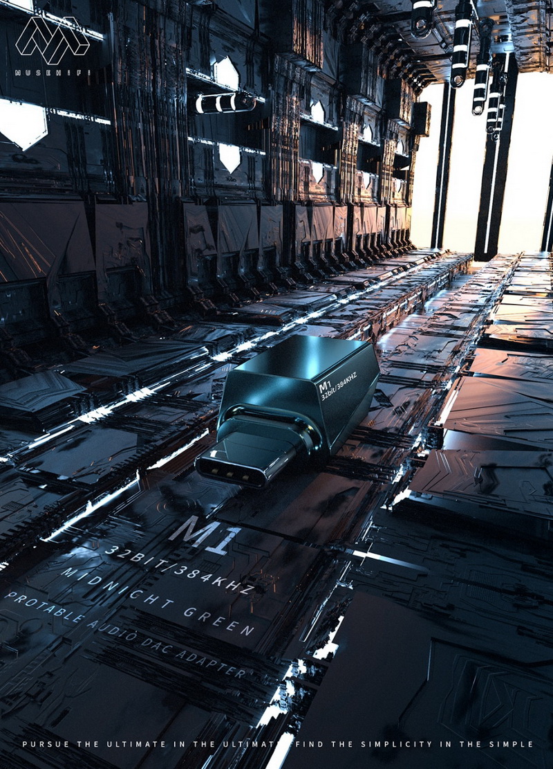 ขาย MuseHifi M1 หัวแปลง Type-C เป็น 3.5 สำหรับหูฟัง มีชิป DAC ในตัว