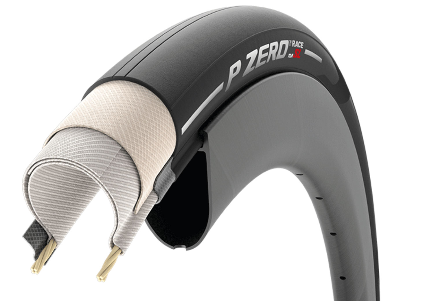 ยางนอกเสือหมอบ Pirelli P Zero Race TLR และ P Zero Race TLR SL (super light) 700X26 700X28