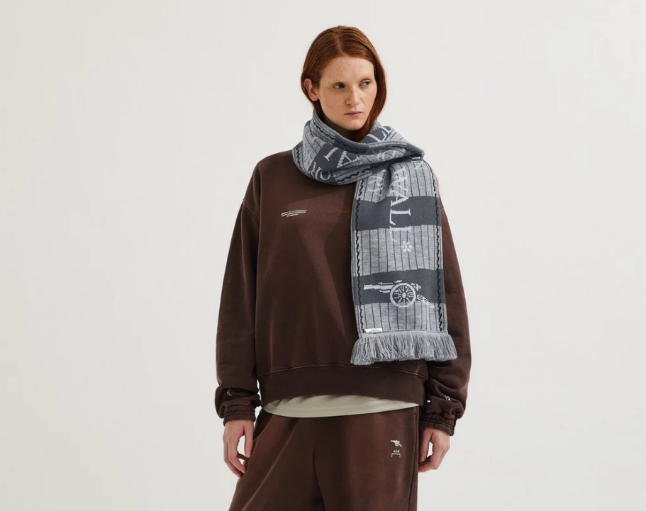 ผ้าพันคออาร์เซนอล Arsenal x A-COLD-WALL* Derby Grey ของแท้