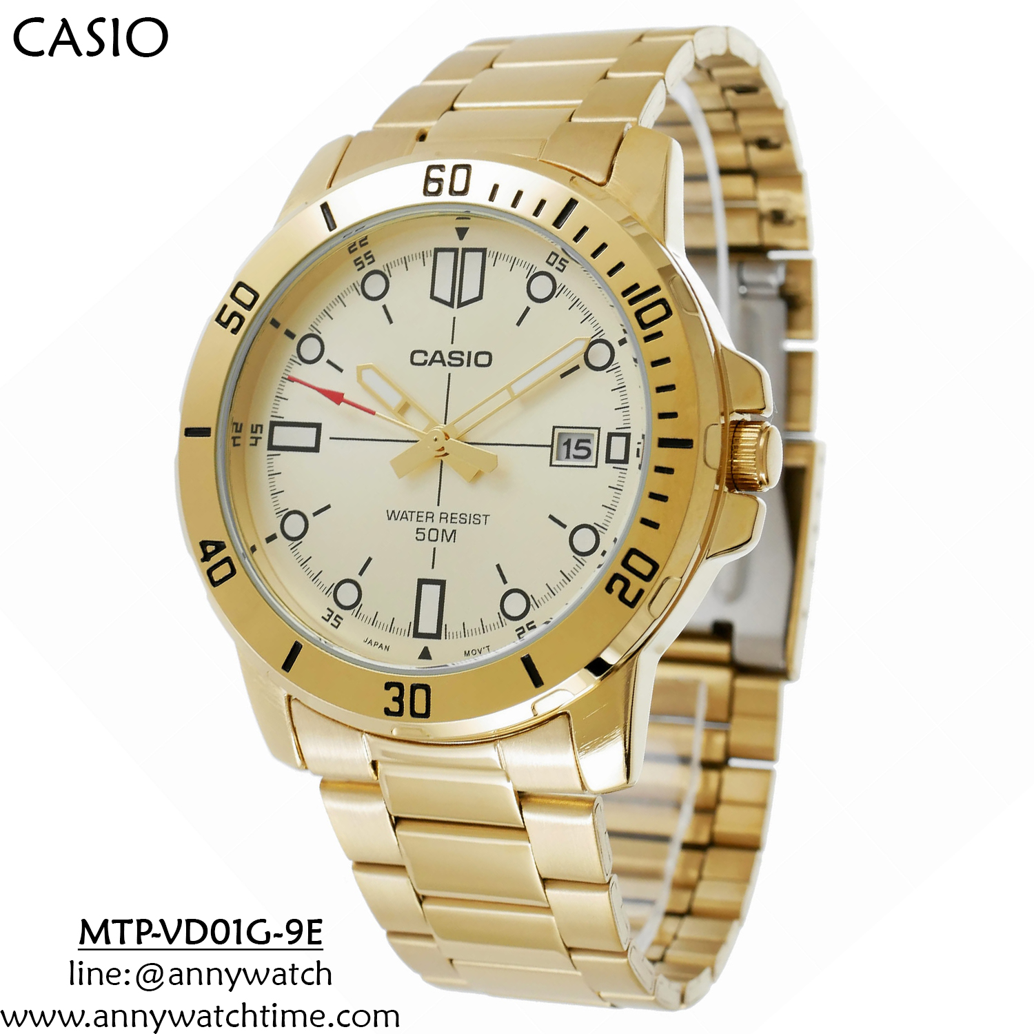 CASIO MTP-VD01G-9E