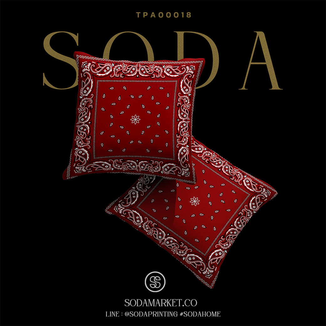หมอนอิง Paisley Collection TPA00018 #SOdAThrowPillow #SOdAhome