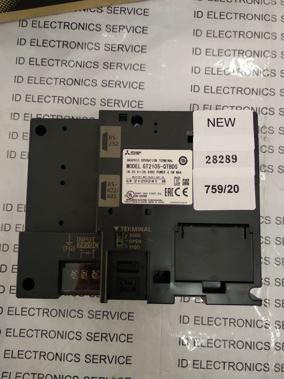 GT2105-QTBDS HMI " MITSUBISHI "