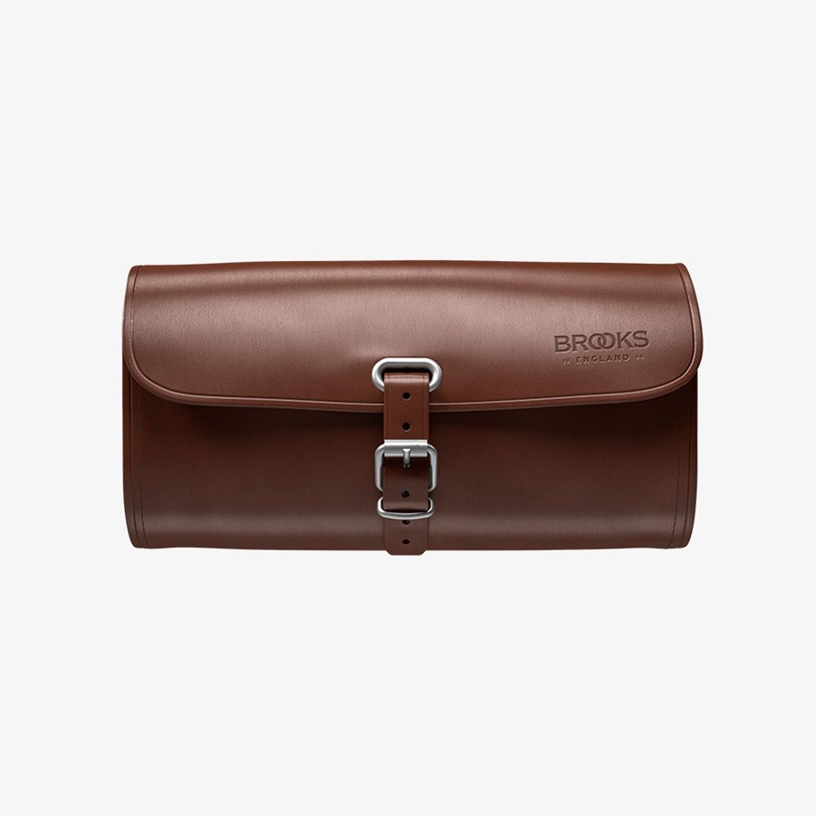 กระเป๋าหนังใต้อาน Brooks England Challenge สีน้ำตาล ขนาด 0.5 ลิตร เข้าชุดกับเบาะ Brooks B17