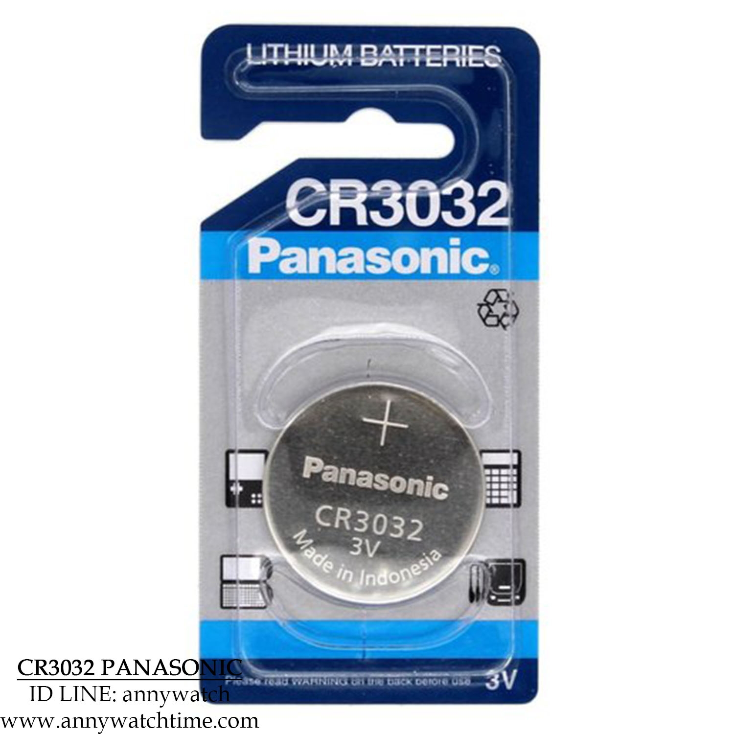ถ่าน CR3032 PANASONIC