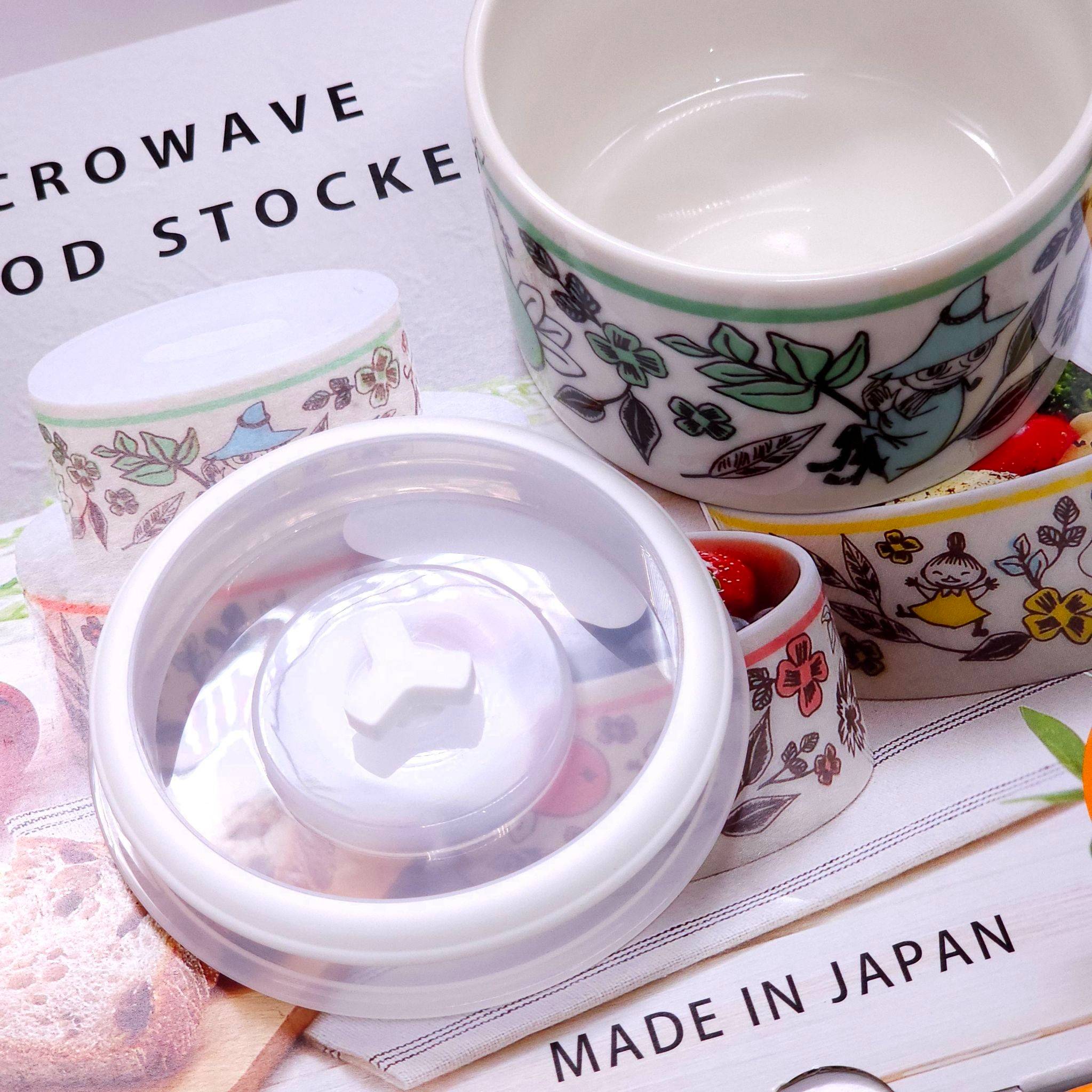 Moomin ชามเข้าไมโครเวฟได้ set 4 ชิ้น