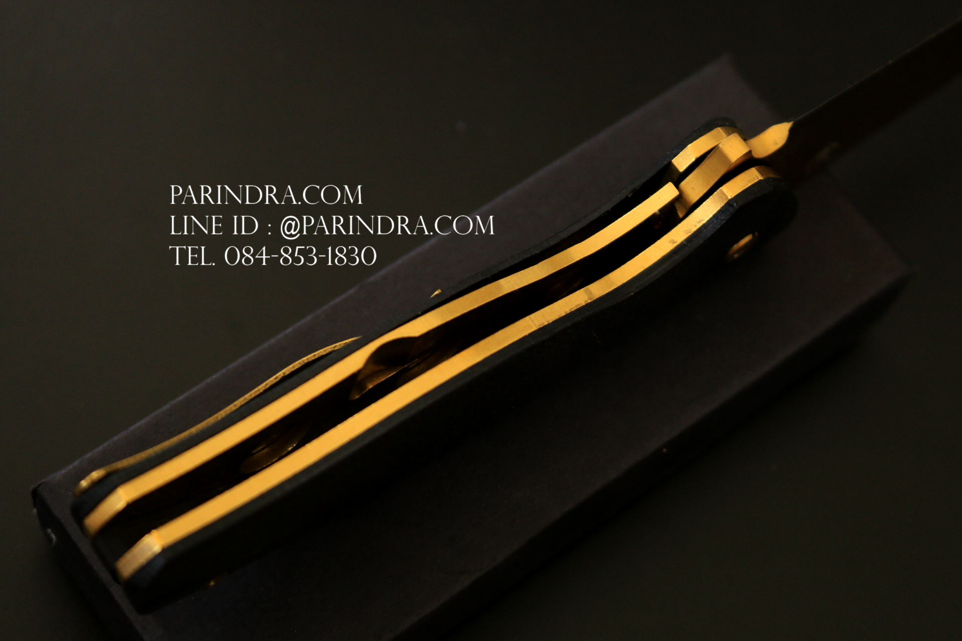 มีดพับ Shirogorov Cronidur 30 EVO สีทองอร่าม (OEM) A+++