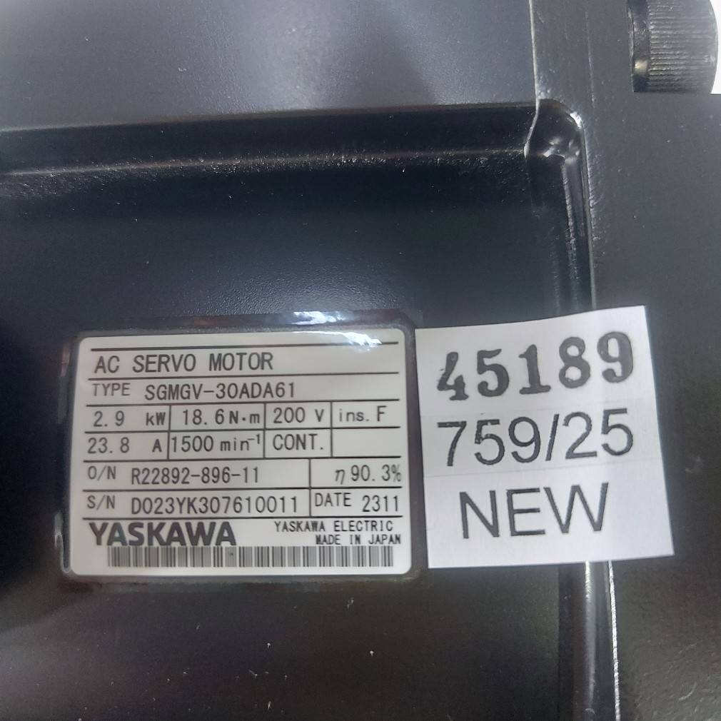 SGMGV-30ADA61 SERVO MOTOR " YASKAWA "