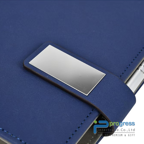 Organizer A5 ปกหนัง PU สายคาดเข็มขัดแม่เหล็ก