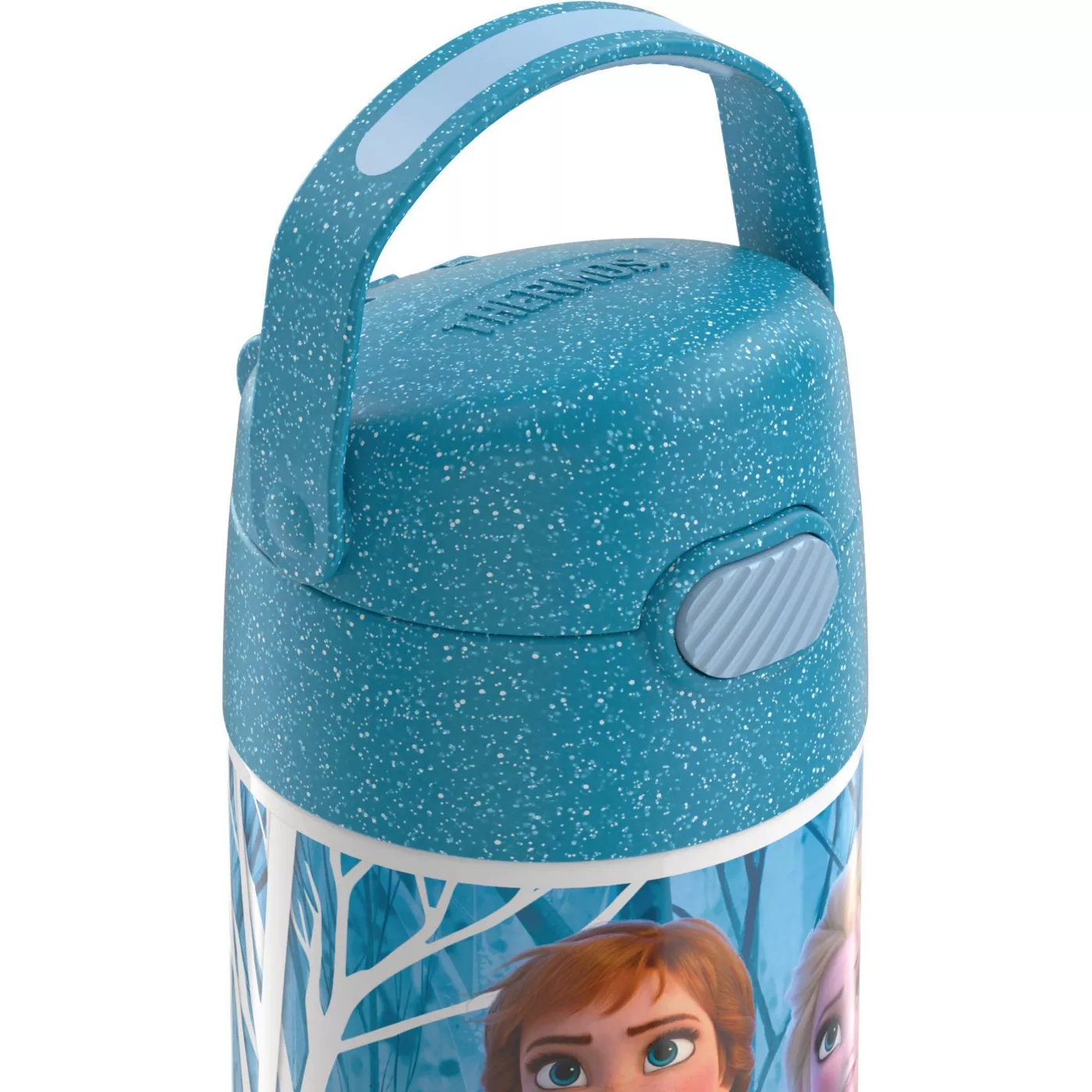 กระติกน้ำเก็บความเย็น Thermos Frozen 2 12oz FUNtainer Water Bottle with Bail Handle - Blue Glitter
