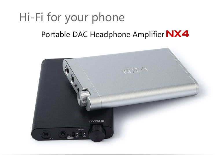 Topping Nx4 แอมป์พกพากำลังขับสูง รองรับการใช้งาน USB DAC ในตัว รองรับทั้ง Computer iOS และ Android