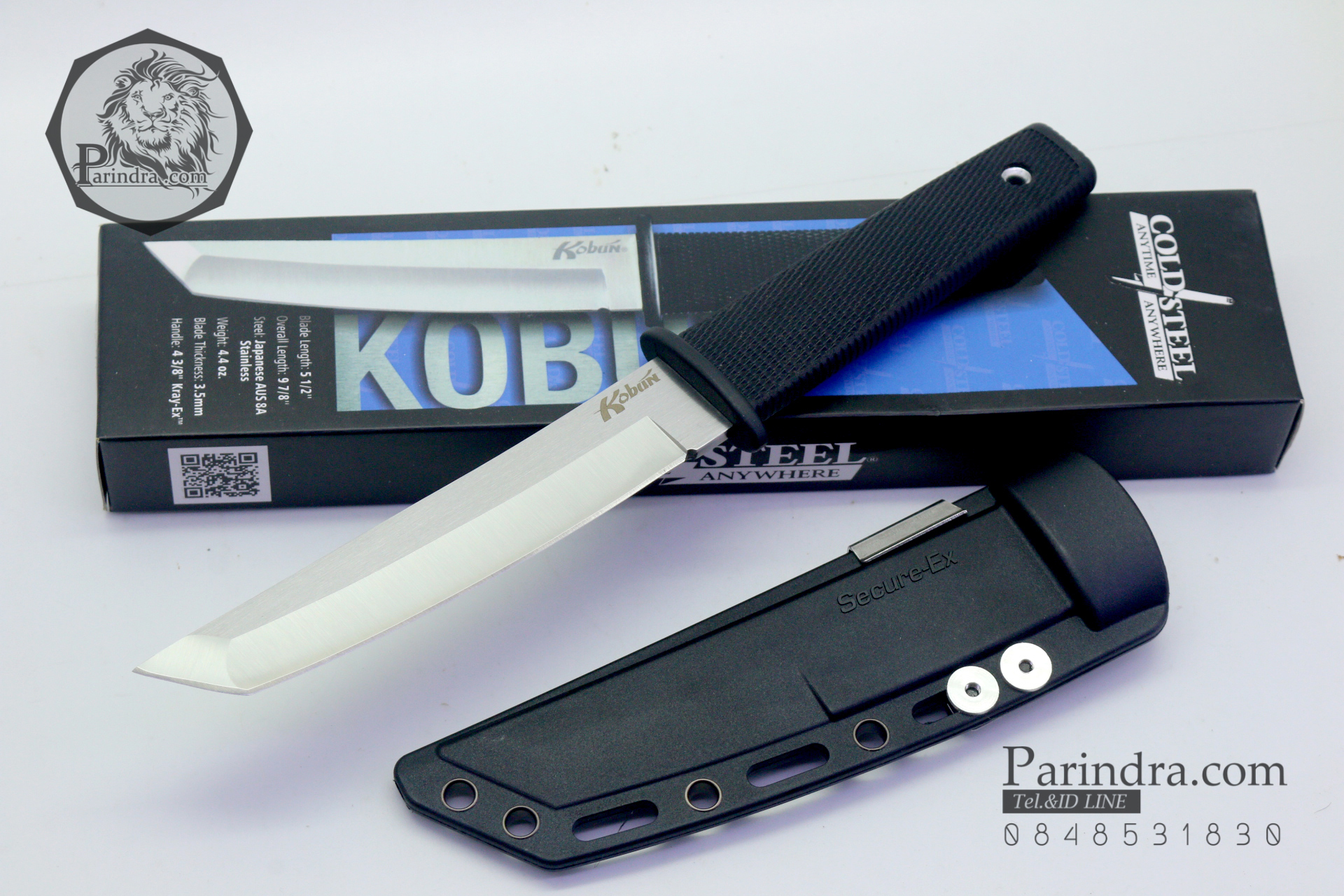 มีดคว้านท้อง COLD STEEL Kobun Tanto ขนาด 9 7/8 นิ้ว ใบตาย Full Tang (OEM) A+