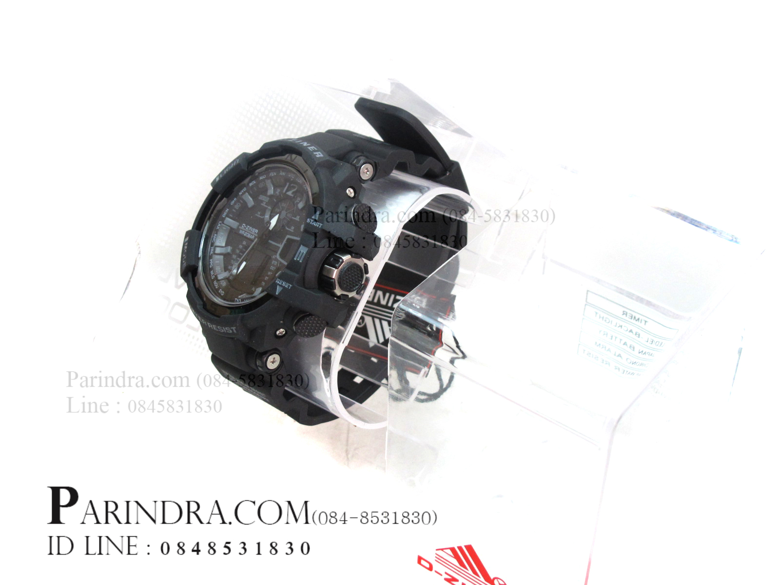 นาฬิกา D-ZINER ขอบเข็มทิศสีดำ