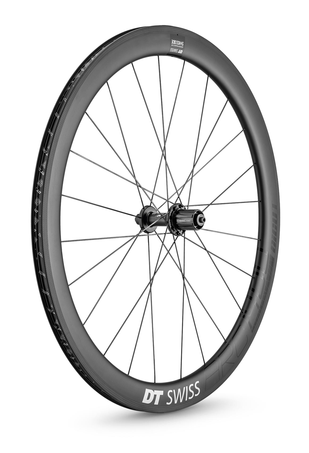 ชุดล้อเสือหมอบ DT SWISS ARC 1400 DICUT 62, แกน 5/100/130 for SHImano-ROAD, 11 Speed Carbon, Clincher, DTBE121728