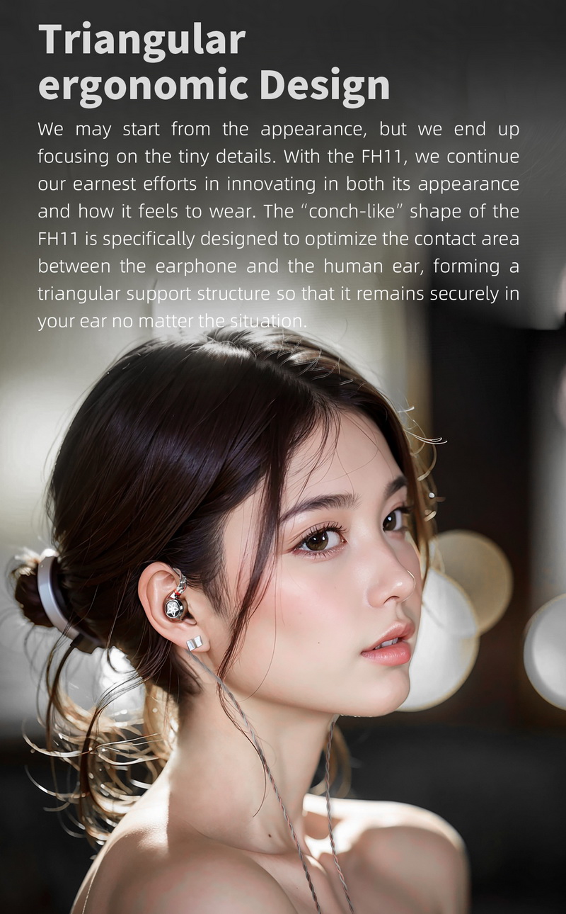 ขาย FiiO FH11 หูฟัง IEMs Hybrid 2 ไดรเวอร์ 1BA+1DD รองรับ Hi-Res ประกันศูนย์ไทย