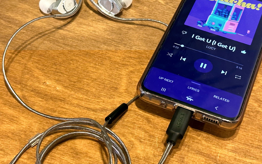 Simgot LC1T สายอัพเกรดหูฟังทองแดงหุ้มฉนวนเงิน DAC KT0211L ในตัว ขั้ว 2พิน0.78 ปลั้ก TypeC ประกันศูนย์ไทย