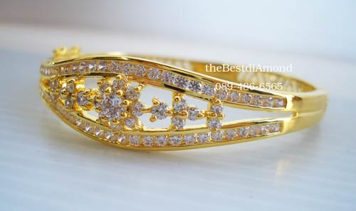 ++BB032+++กำไลเพชรโคลนนิ่ง Luxury style+++หรูหรา ดูดี มีรสนิยม แบบเหมือนร้านจิวเลยค่ะ งานสวยสุดๆๆ เพชรงามวิ๊งๆ ใส่แล้วเริ่ดแน่นอน