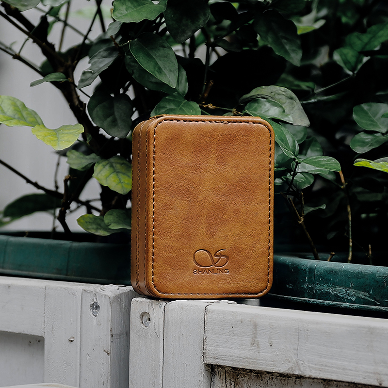 ขาย SHANLING C2 เคสหนังสำหรับเก็บหูฟัง จุกหูฟัง ภายในบุด้วย microfiber