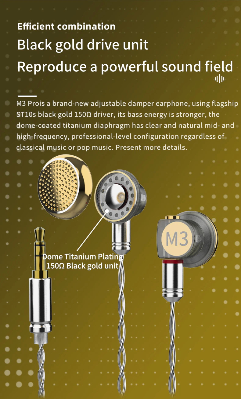 SMABAT M3Pro หูฟังเอียบัด พร้อมลูกเล่นถอดอัพเกรด ท่อนำเสียงได้