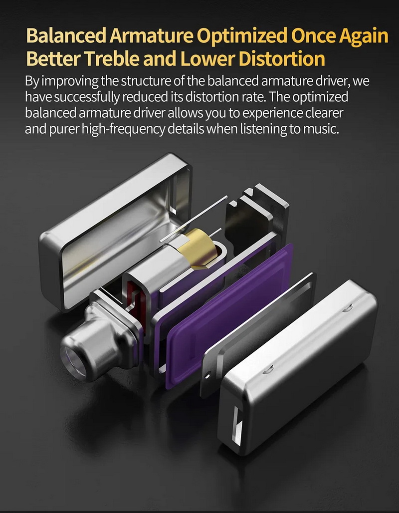 KZ ZSN Pro 2 หูฟัง Iems Hybrid 2 ไดรเวอร์ 1BA+1DD ปรับแต่งจูนเสียงระดับมืออาชีพ ประกันศูนย์ไทย