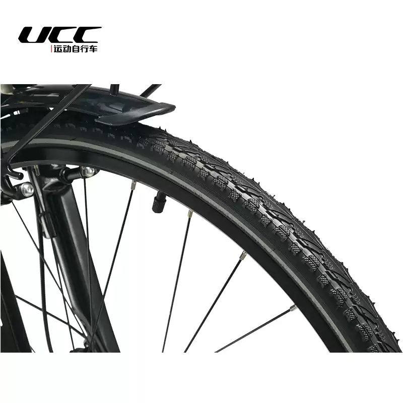 UCC New Lantis 700C Trekking Bike 2×9 สปีด ดิสก์เบรกไฮดรอลิก เฟรม AL6061 แฮนด์บัตเตอร์ฟลาย น้ำหนัก 13.5–15.5 กก. รุ่นใหม่ 2025