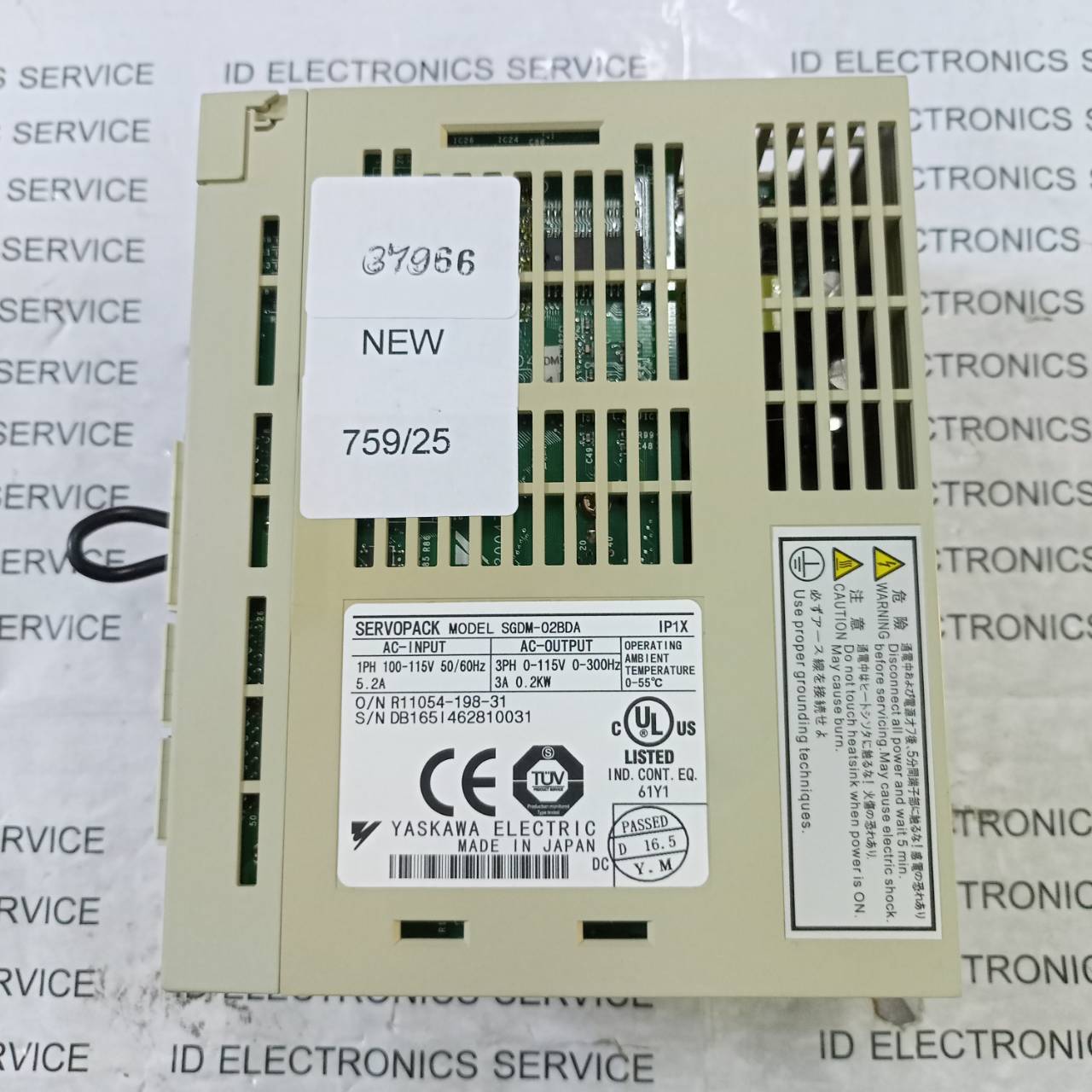 SGDM-02BDA SERVO DRIVE “ YASKAWA ”