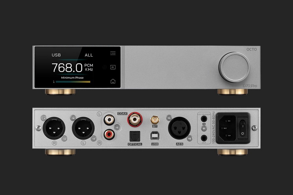 Topping D70 Pro OCTO DAC ตั้งโต๊ะชิป Cirrus Logic CS43198 x8 รองรับ Dual Hi-Res ประกันศูนย์ไทย