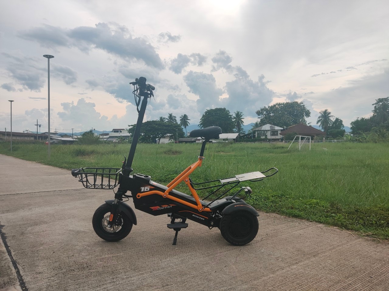 สกูตเตอร์ไฟฟ้า PXID Bestride Pro Electric Scooter New Design 3 Wheel 1000W, batt 48v 23.4Ah มาตรฐานยุโรป (F2)