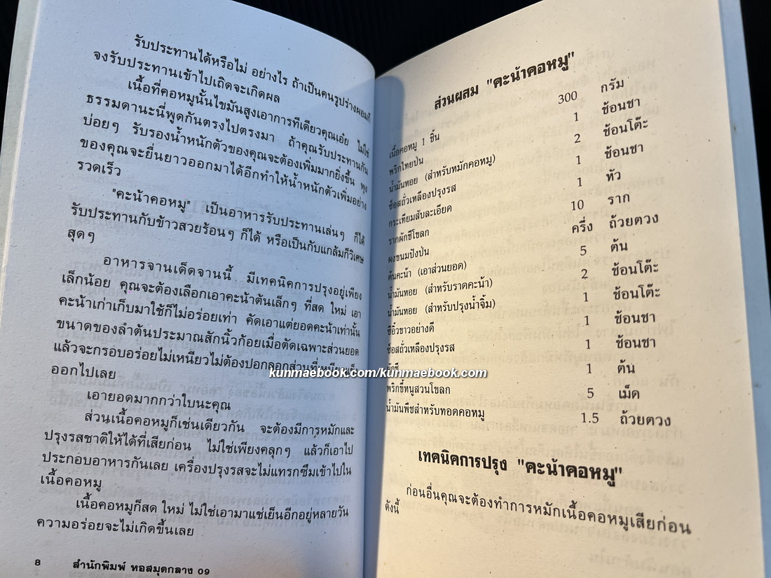 อาหาร ทอด นึ่ง อบ โดย อ.ยุวดี จอมพิทักษ์