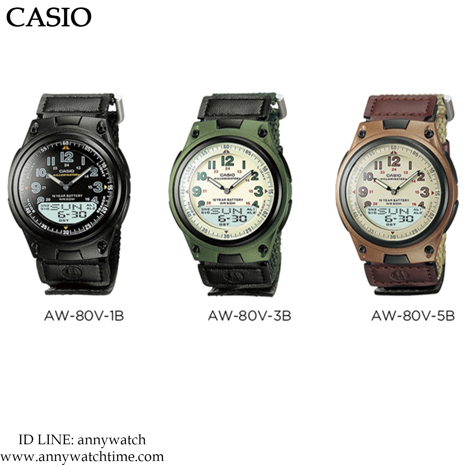 CASIO AW-80V-5B