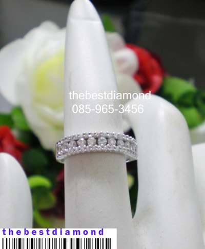 BR234RD==แหวนแถวperfect setting ดูดี มากๆ แหวนแถววงนี้สวยจริงๆ งานเรียบร้อย intrend วงไม่ใหญ่ ใส่ติดนิ้วได้ตลอดเลยค่ะ