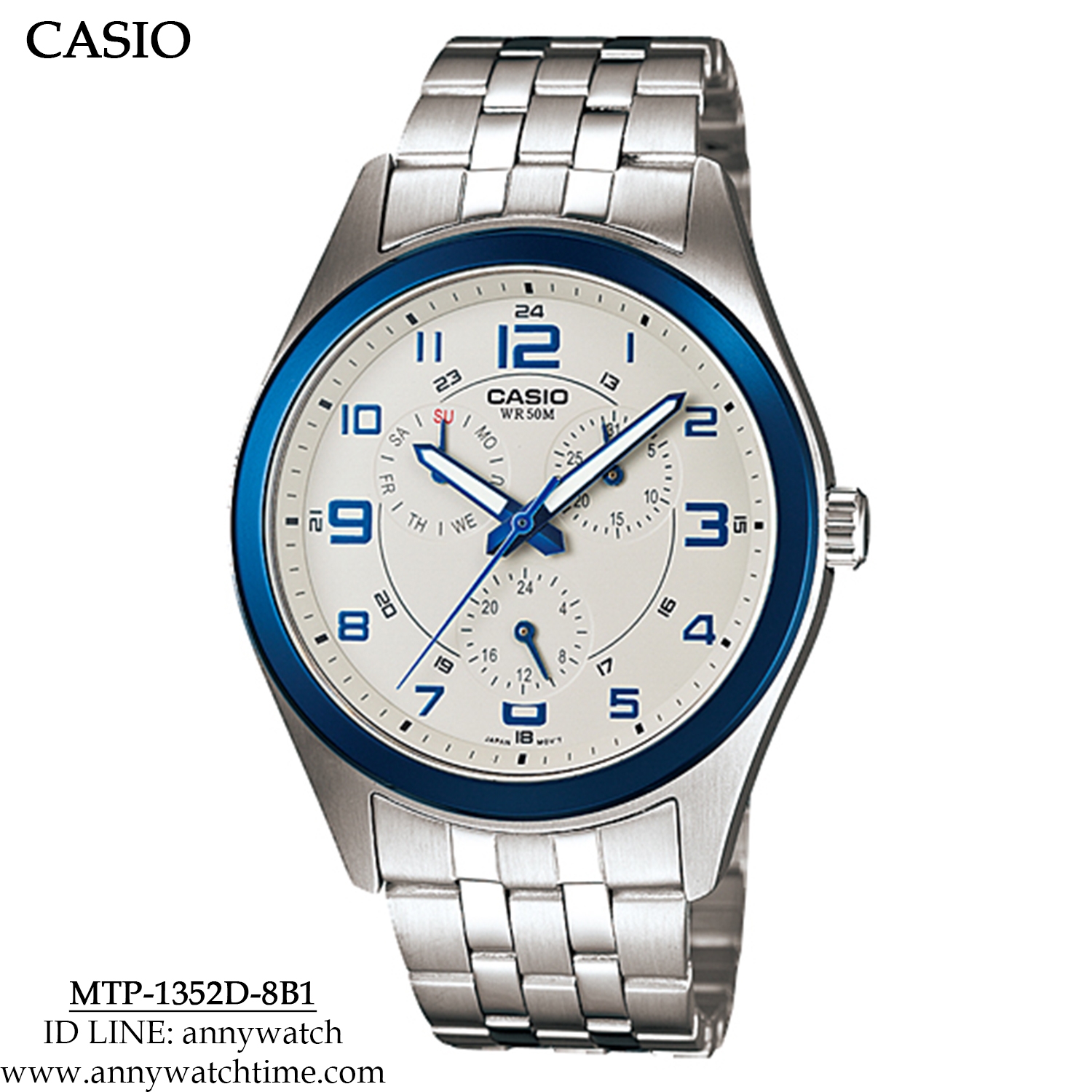 CASIO MTP-1352D-8B1