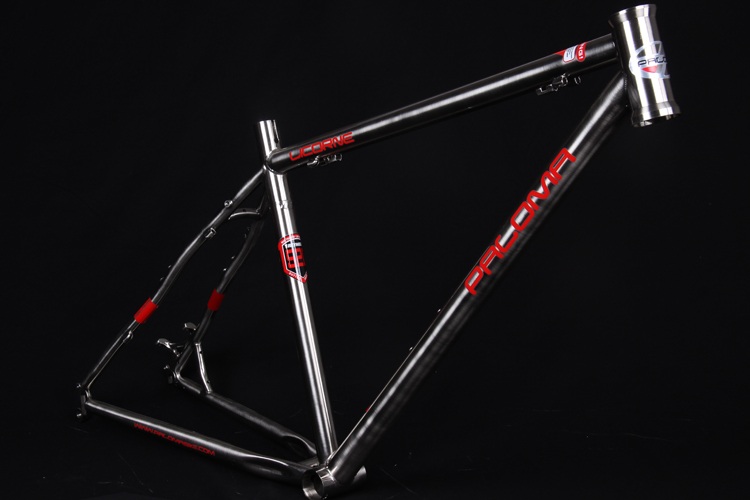 เฟรมจักรยาน PALOMA Licorne เหล็ก Reynolds 520 – สีไทเทเนียม 4 สี รองรับล้อ 26”/27.5” | เฟรมเสือภูเขาคลาสสิก น้ำหนักเบา