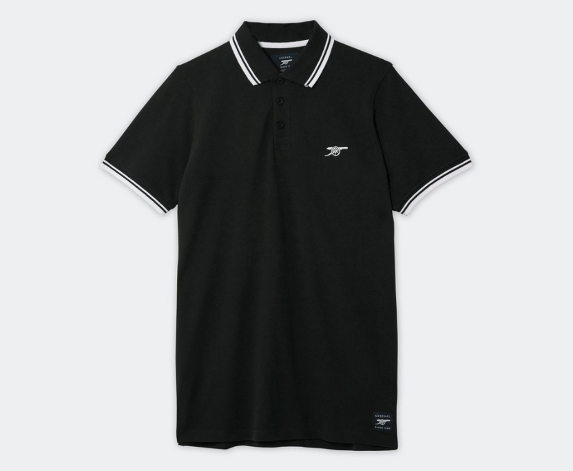 เสื้อโปโลอาร์เซนอล 1886 Black Cannon ของแท้