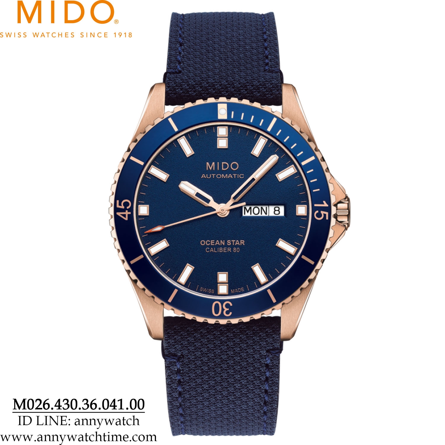 MIDO M026.430.36.041.00