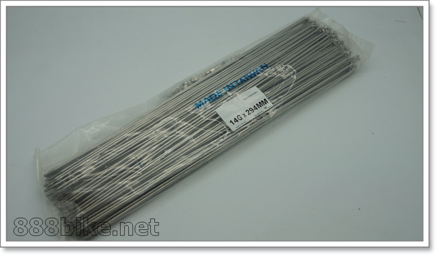 ซี่ลวด 700C แสตนเลส สีเงิน, ขนาด 290, 292, 294MM(โปรดระบุขนาดตรงหมายเหตุ)