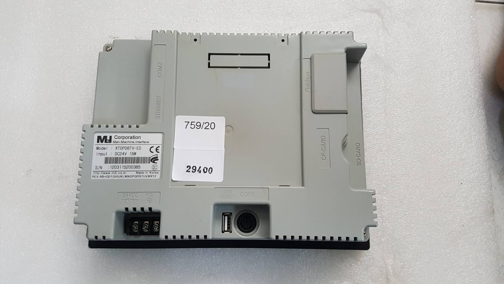 XTOP0BTV-ED HMI " M2I "